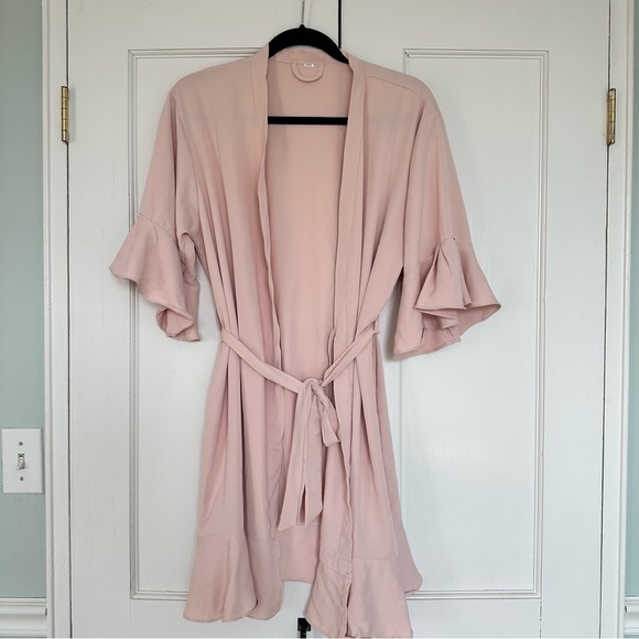 Other - Light Pink Ruffle Bridal/Bridesmaids Robe | Wedding Party Gift